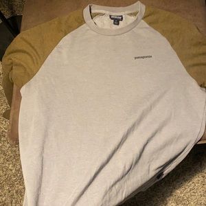 Patagonia men’s organic cotton baseball tee style shirt